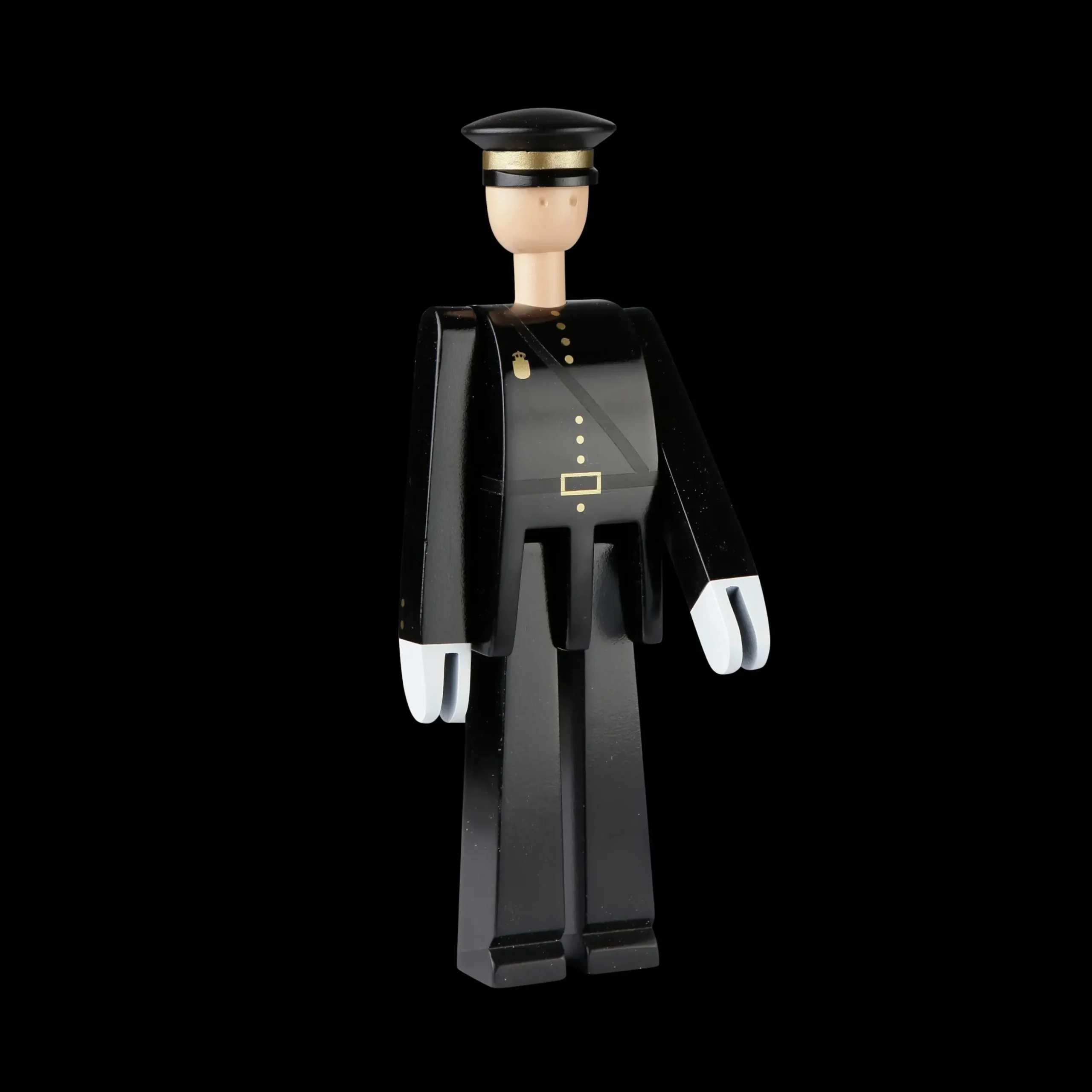 Kay Bojesen Politimand H20 cm i sort fra serien Figurines