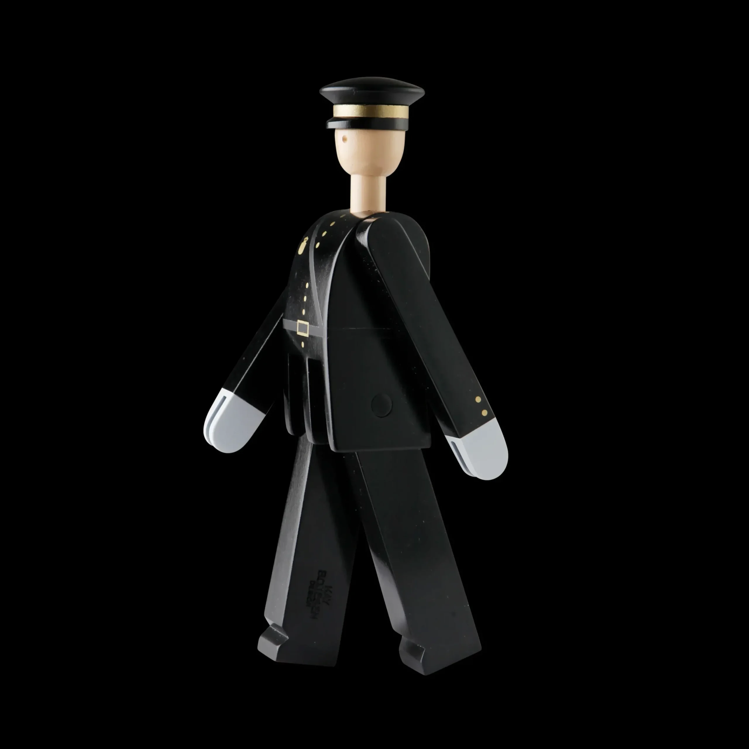 Kay Bojesen Politimand H20 cm i sort fra serien Figurines