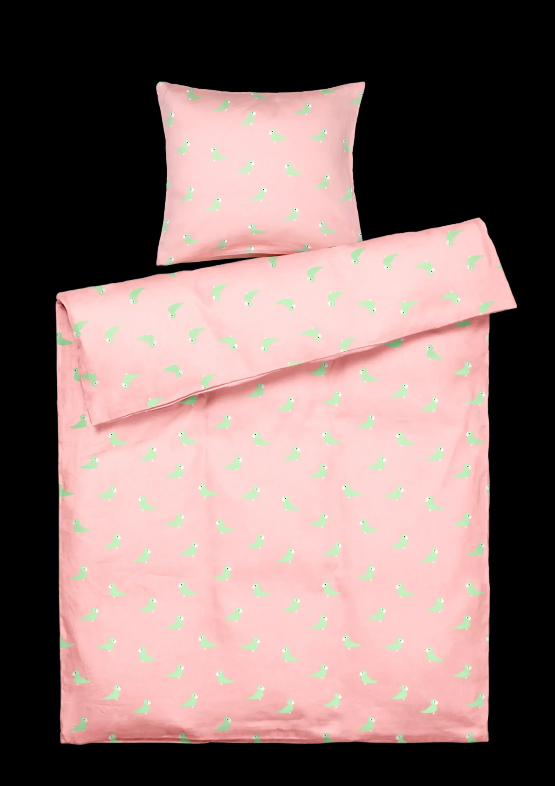 Kay Bojesen Sengetøj Sangfugl junior 100x140 rosa | Køb her Best