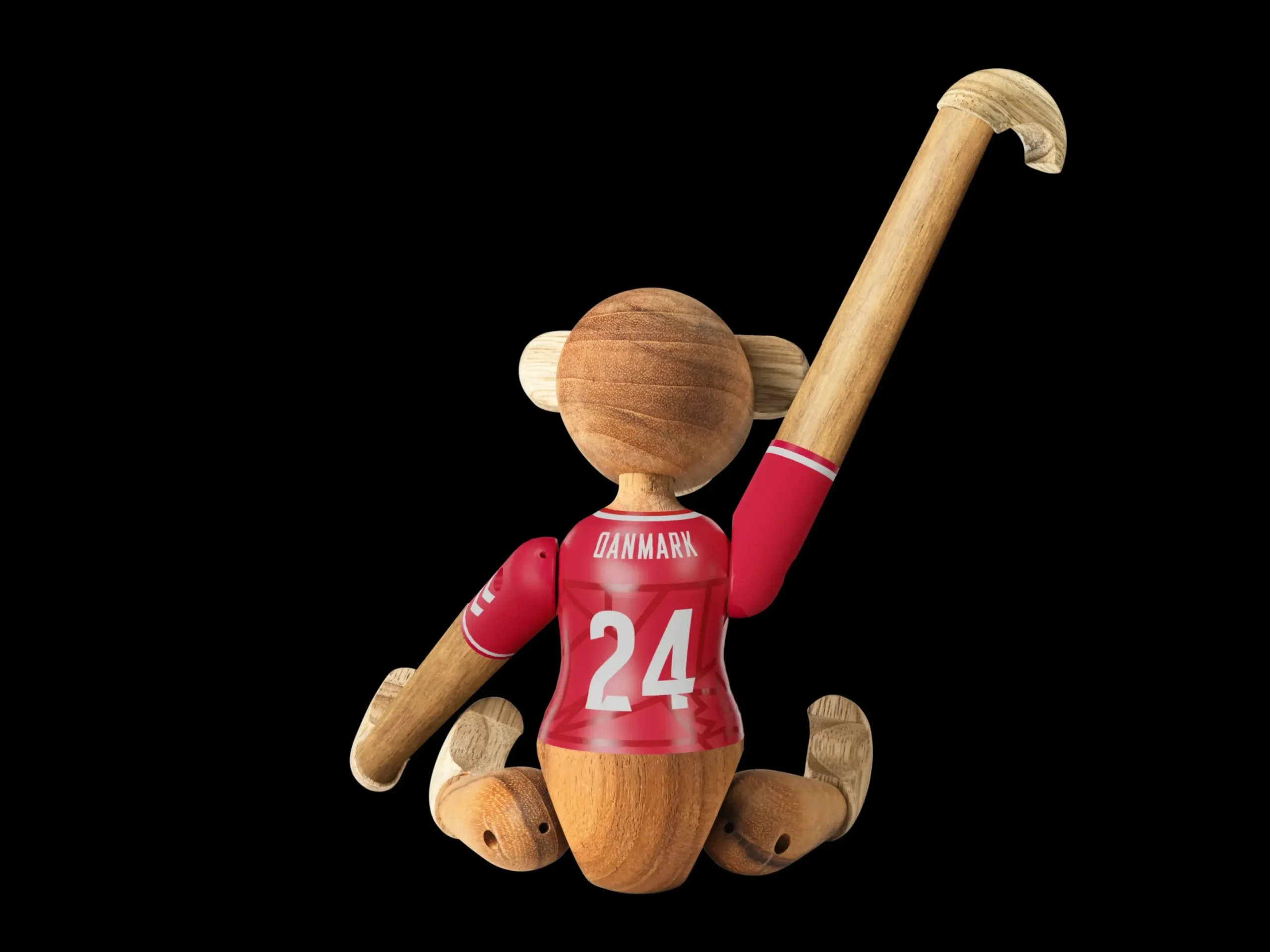 Kay Bojesen x DBU Abe Kvinde 2024 lille teak/limba | Køb her Online