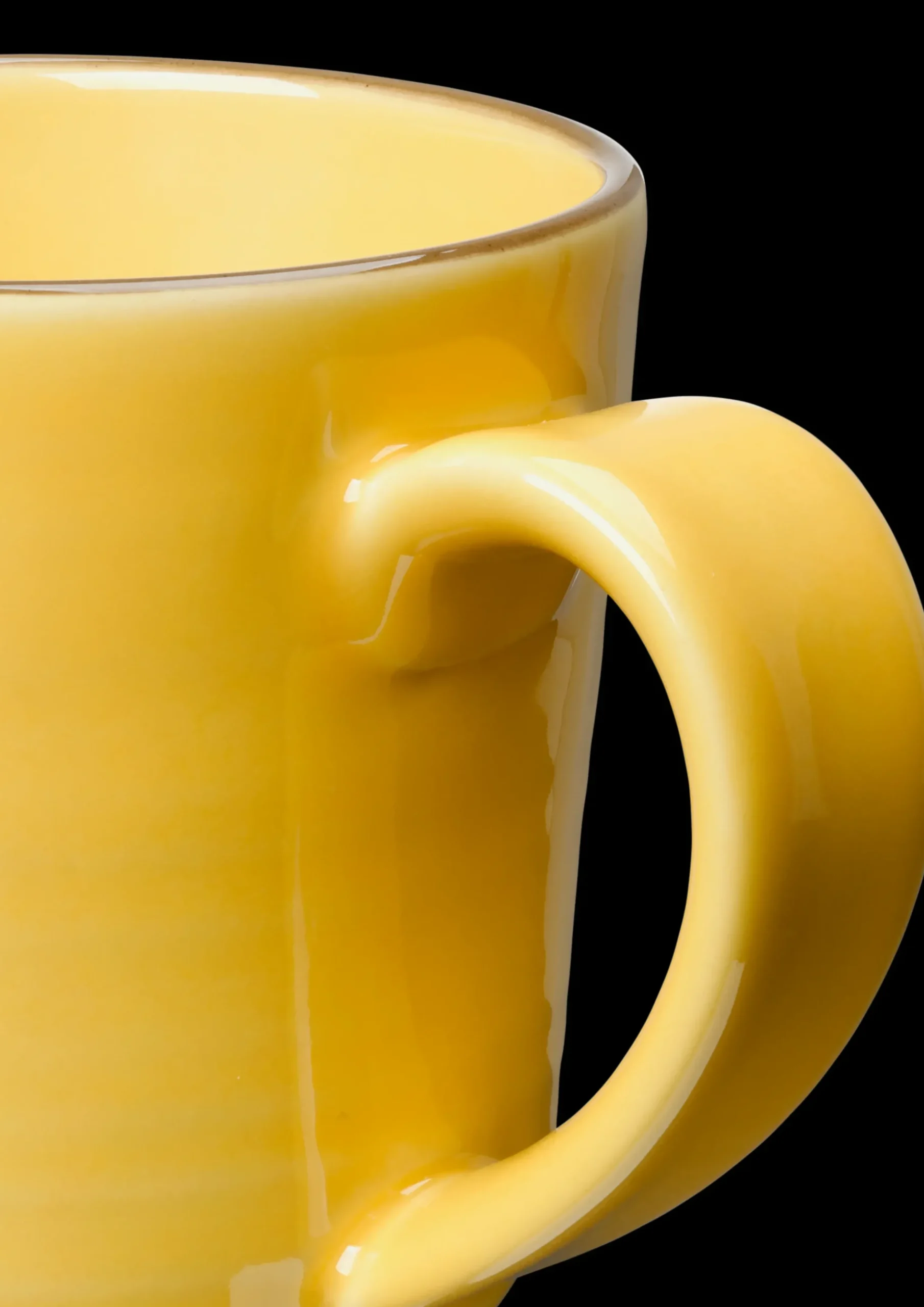 Kähler Colore Krus med hank 33 cl saffron yellow | Køb her New