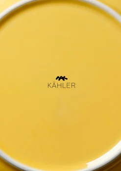 Kähler Colore Tallerken Ø19 cm saffron yellow | Køb her Online