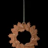 Kähler Gingerbread Julekrans Ø18.5 cm brun | Køb nu Outlet