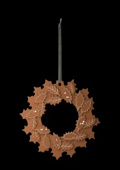 Kähler Gingerbread Julekrans Ø18.5 cm brun | Køb nu Outlet