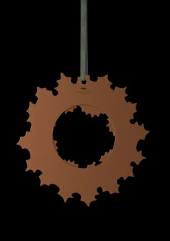 Kähler Gingerbread Julekrans Ø18.5 cm brun | Køb nu Outlet