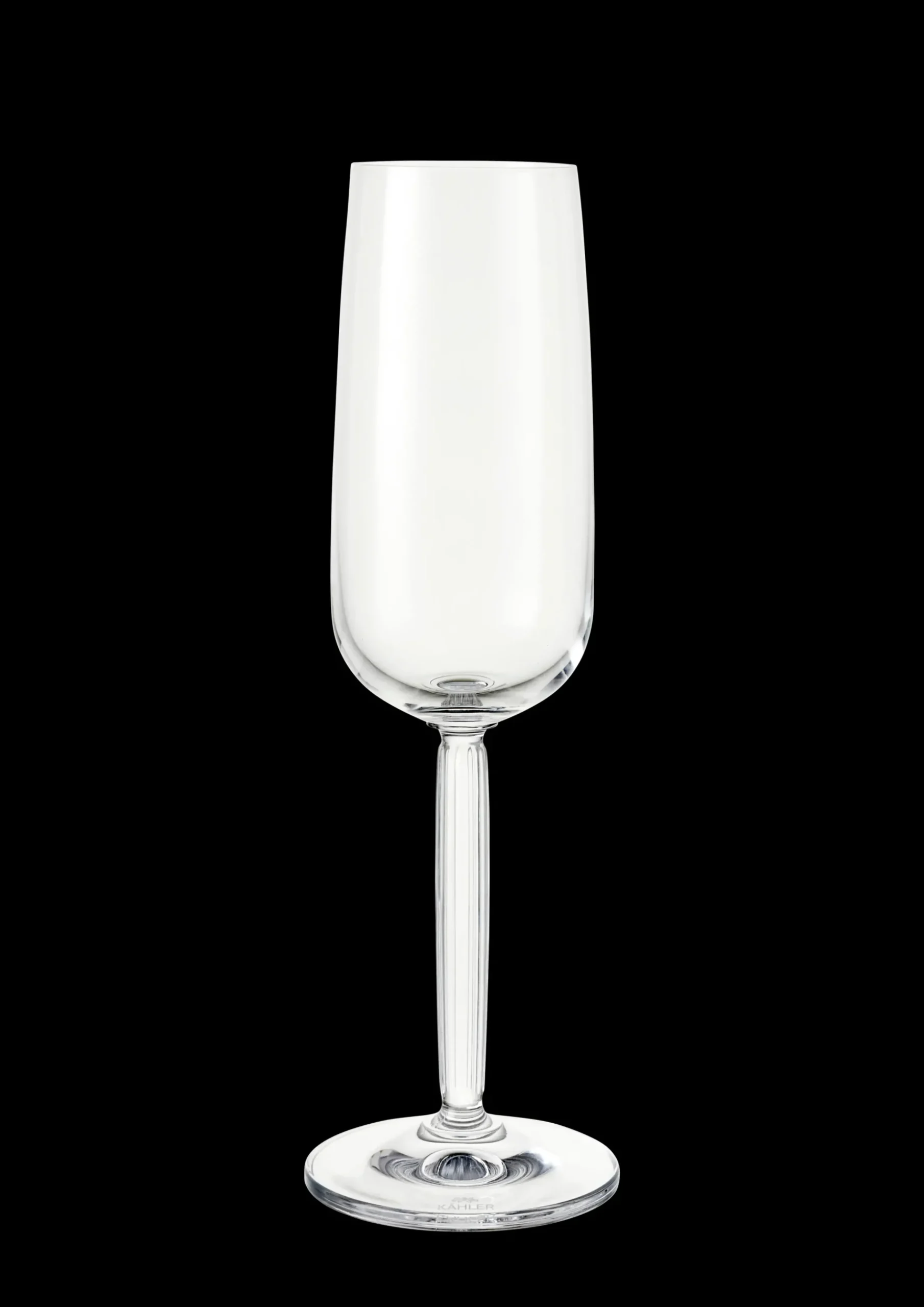 Kähler Hammershøi Champagneglas 24 cl klar 2 stk. | Køb her Outlet