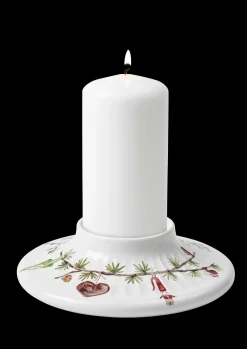 Kähler Hammershøi Christmas Bloklysestage Ø13 cm hvid m deko Sale