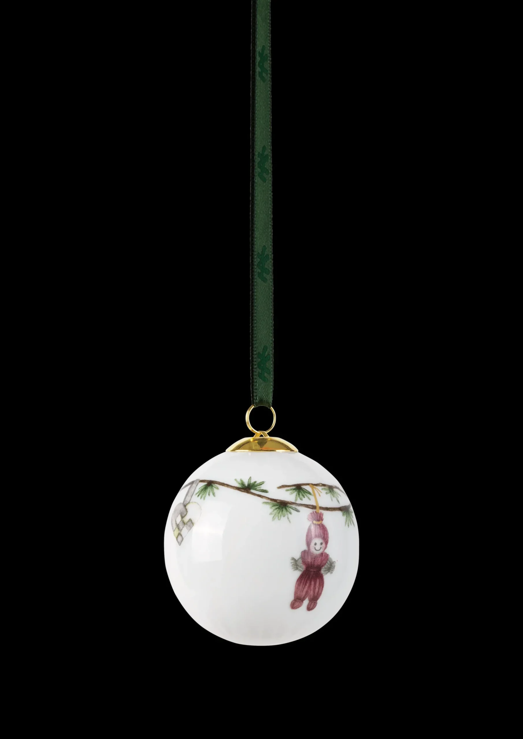 Kähler Hammershøi Christmas juleornamenter hvid m. deko Discount