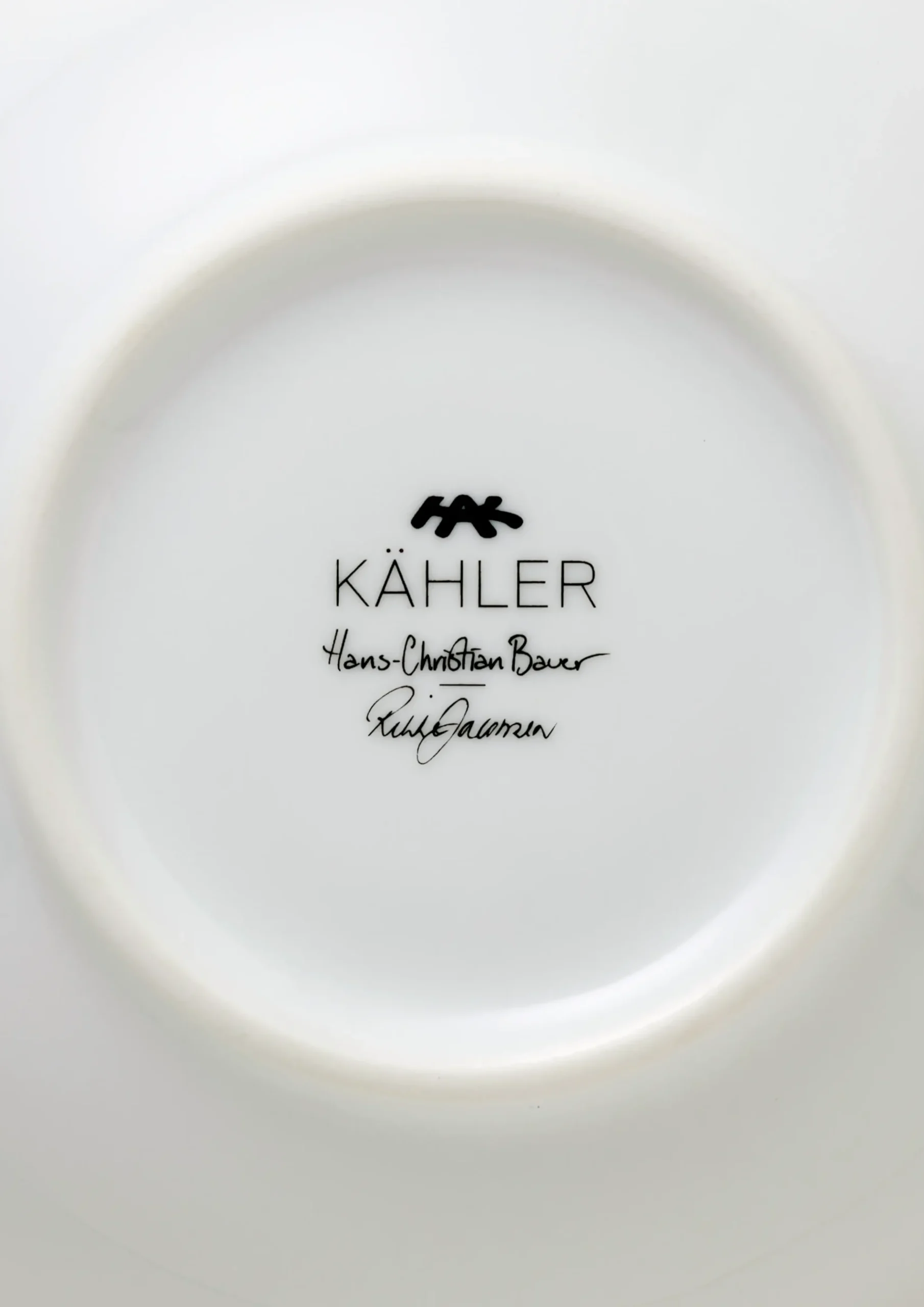 Kähler Hammershøi Christmas Skål Ø16 cm hvid m. deko 2 stk. Outlet