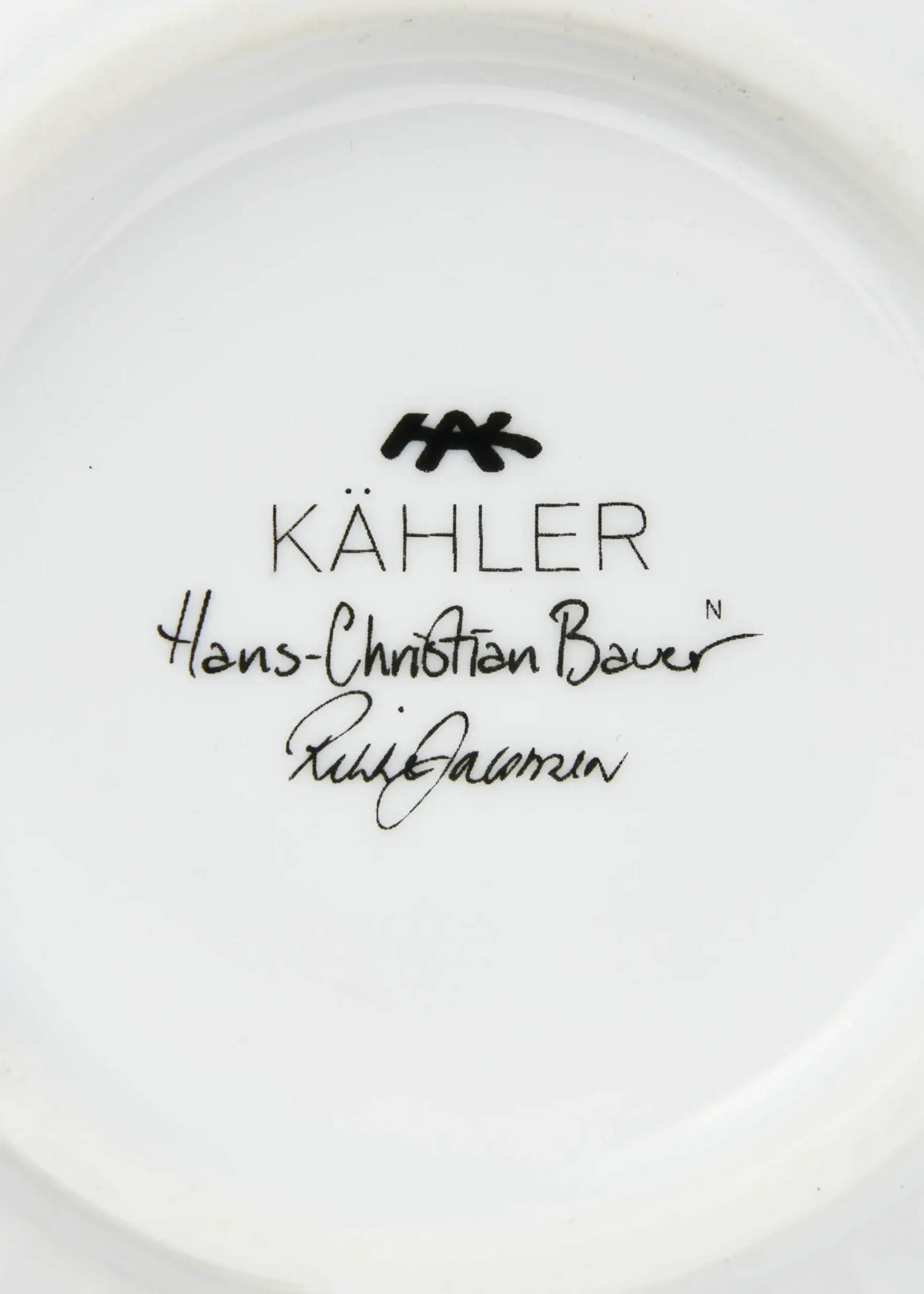 Kähler Hammershøi Christmas Skål 2024 Ø12 cm hvid m. deko Discount