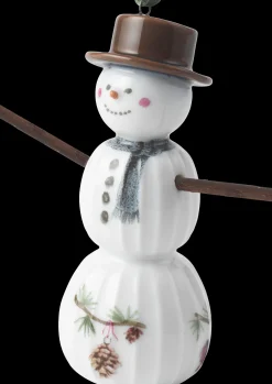 Kähler Hammershøi Christmas Snemand hængende H9.5 hvid deko Online