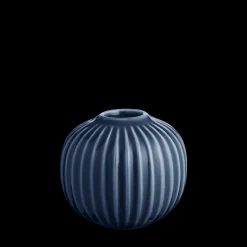 Kähler Hammershøi Lysestage rund Ø7.5 cm indigo | Køb her Discount