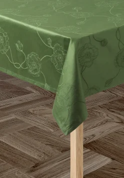 Kähler Hammershøi Poppy Damaskdug 150x370 cm grøn | Køb her Clearance