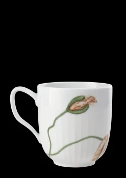 Kähler Hammershøi Poppy Krus 33 cl hvid m. deko | Køb her Discount