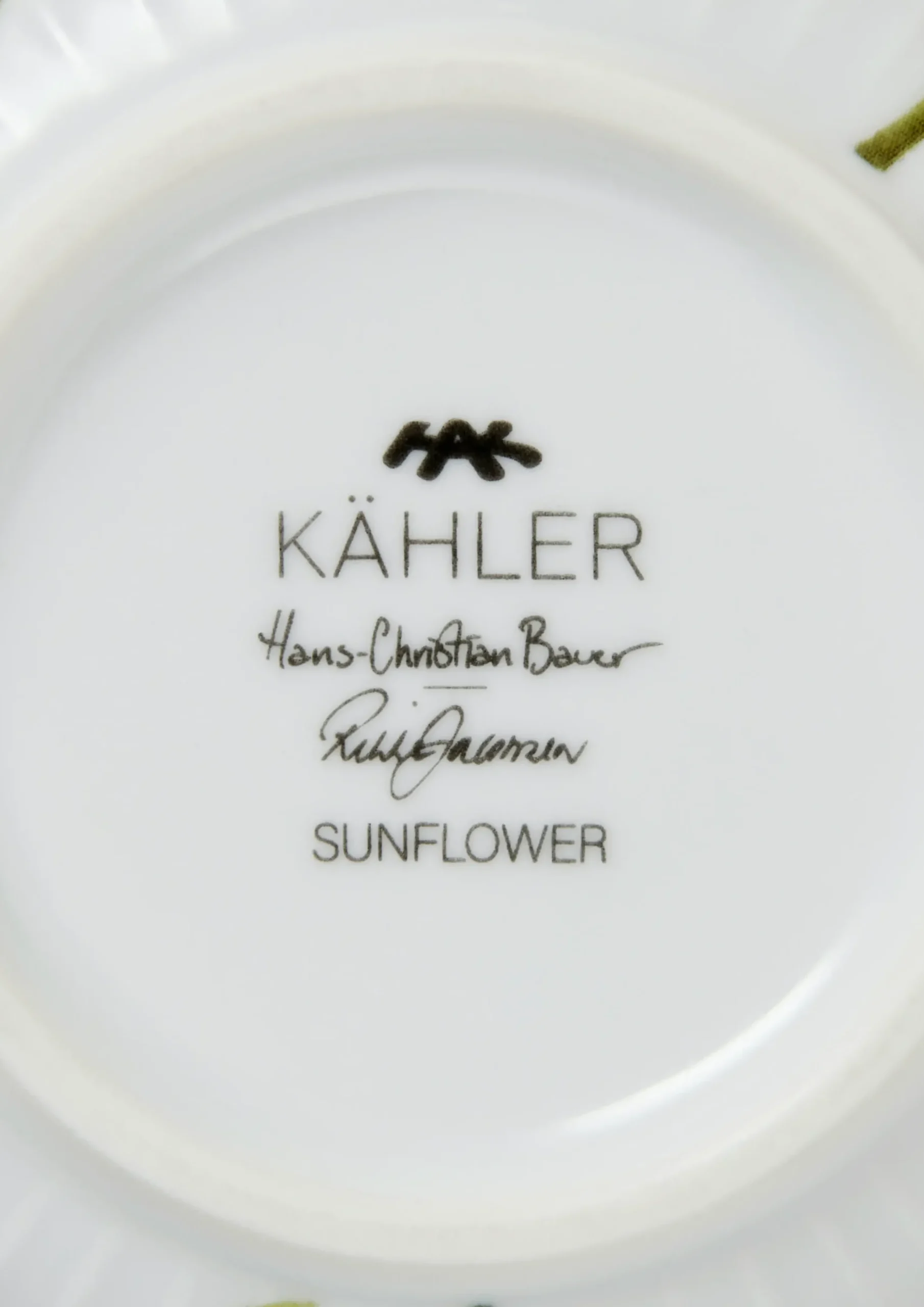 Kähler Hammershøi Summer Skål Ø12 cm solsikke | Køb nu Best