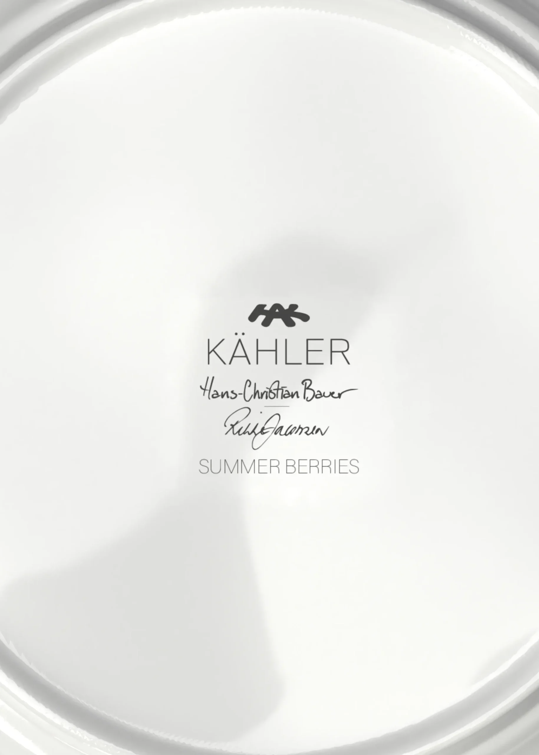 Kähler Hammershøi Summer Tallerken Ø22 cm forglemmigej Clearance