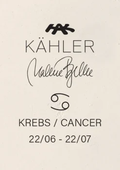 Kähler Krebs H16 i hvid fra serien Astro | Køb her Online