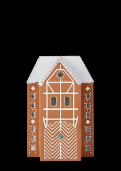 Kähler Lyshus stor i brun fra serien Gingerbread | Køb her Discount