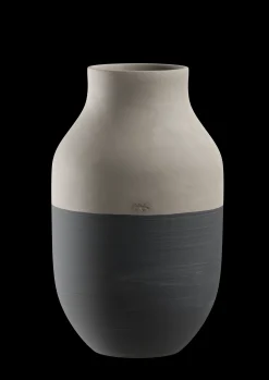 Kähler Omaggio Circulare Vase H31 cm antracitgrå | Køb nu Clearance