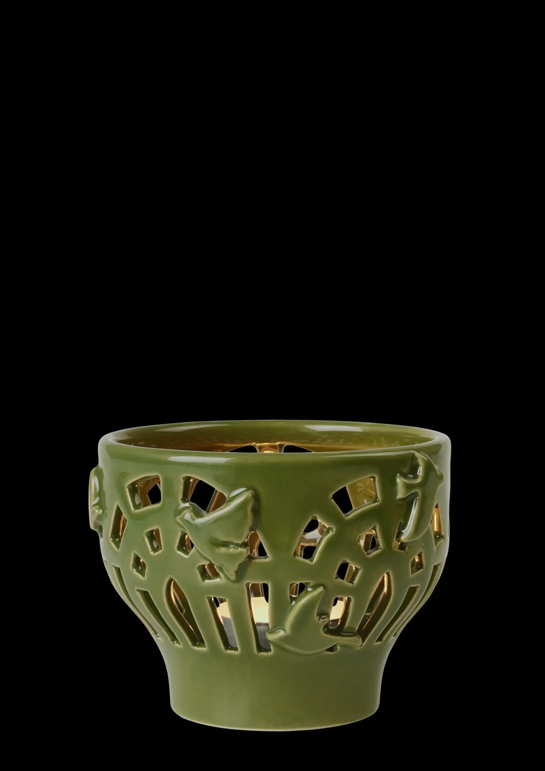 Kähler Orangery Fyrfadsstage Ø9.5 cm green garden | Køb her New