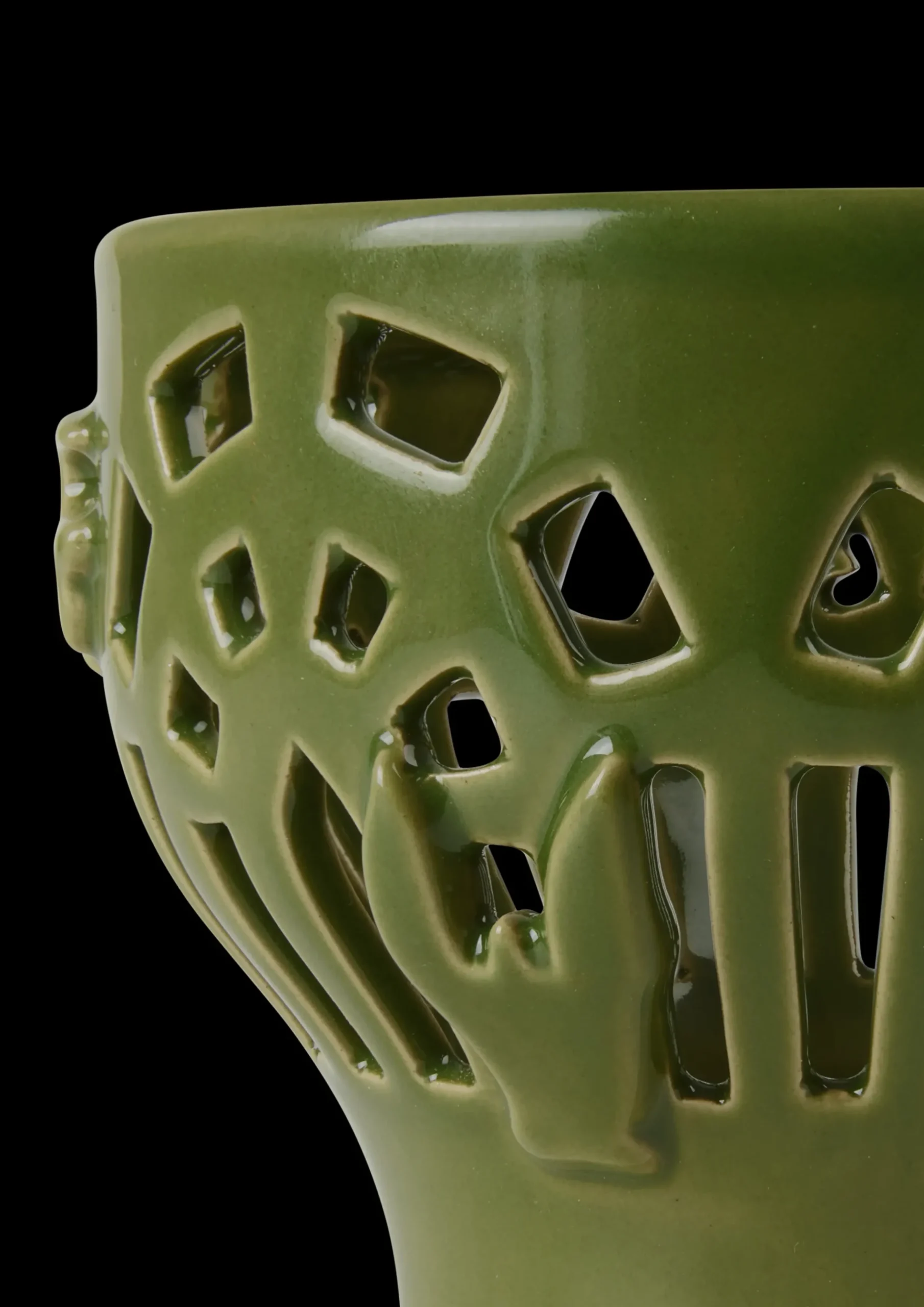 Kähler Orangery Fyrfadsstage Ø9.5 cm green garden | Køb her New