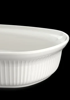 Kähler Ovnfast fad 32x24 cm i hvid fra serien Hammershøi Online