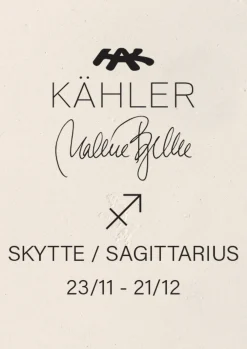 Kähler Skytte H17 i hvid fra serien Astro | Køb her New