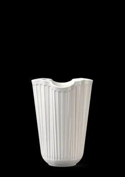 Kähler Unfold Vase H16.5 cm i hvid fra serien Hammershøi Best