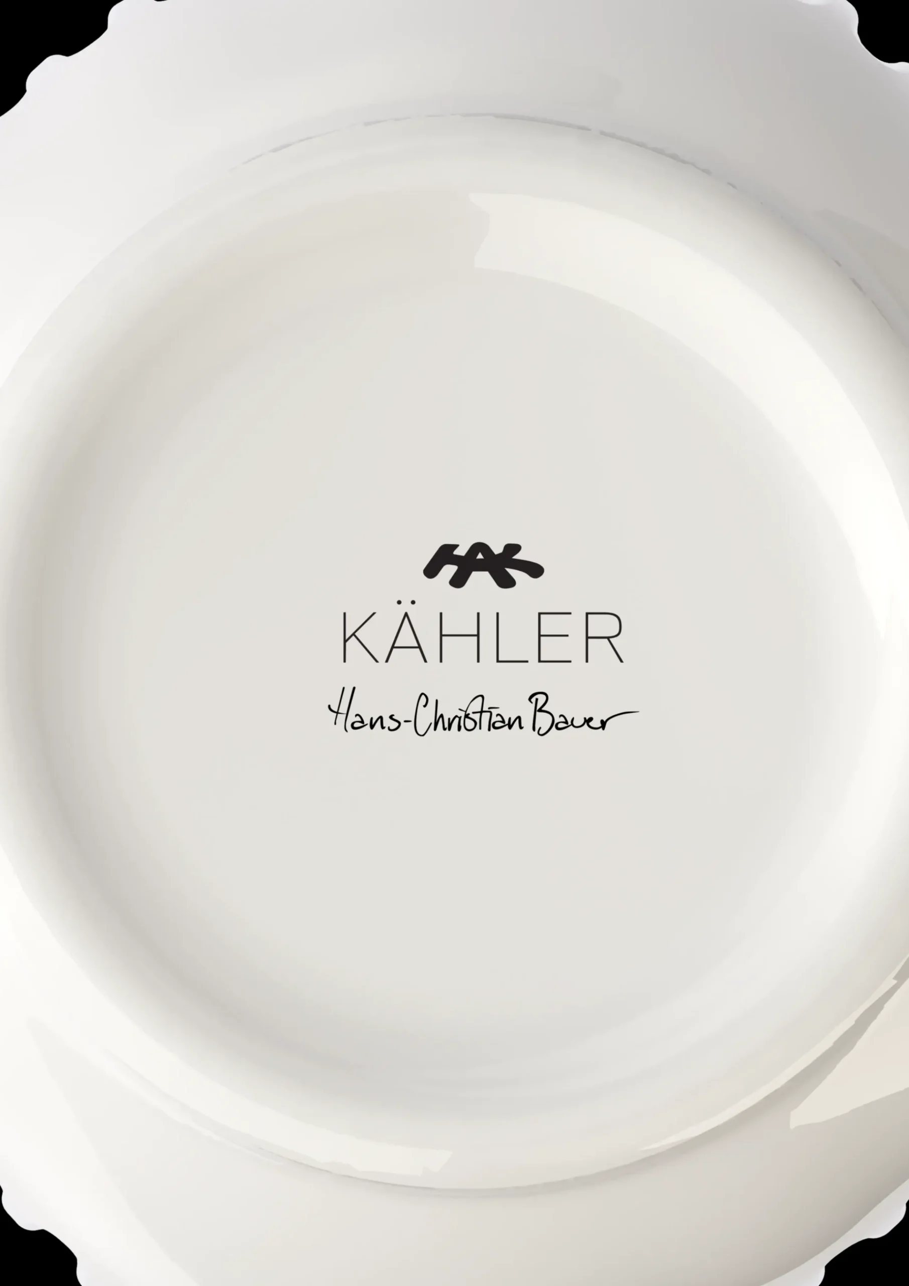 Kähler Unfold Vase H20.5 cm i hvid fra serien Hammershøi Clearance