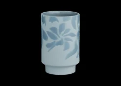 Kähler Vase H12.5 cm i blå fra serien Kabell | Køb her Hot