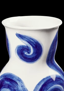 Kähler Vase H22.5 cm i blå fra serien Tulle | Køb her Clearance
