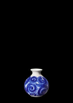 Kähler Vase H10.5 cm i blå fra serien Tulle | Køb her New