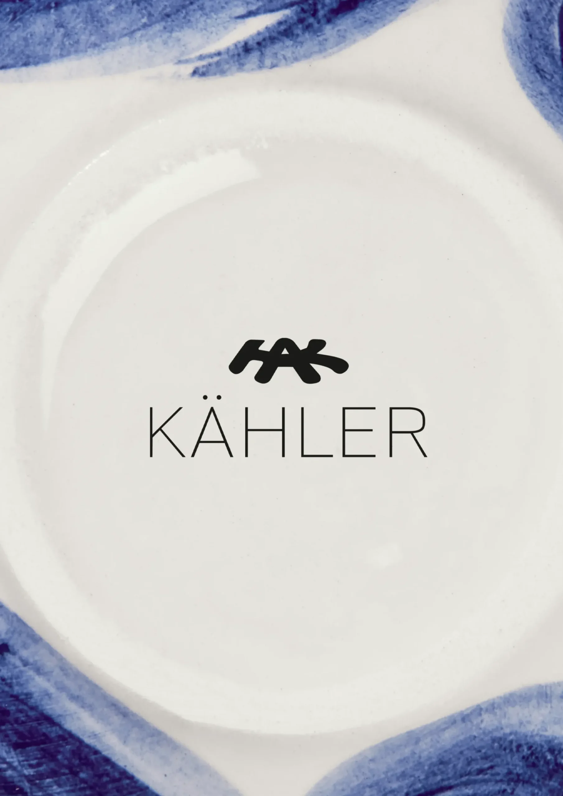 Kähler Vase H10.5 cm i blå fra serien Tulle | Køb her New