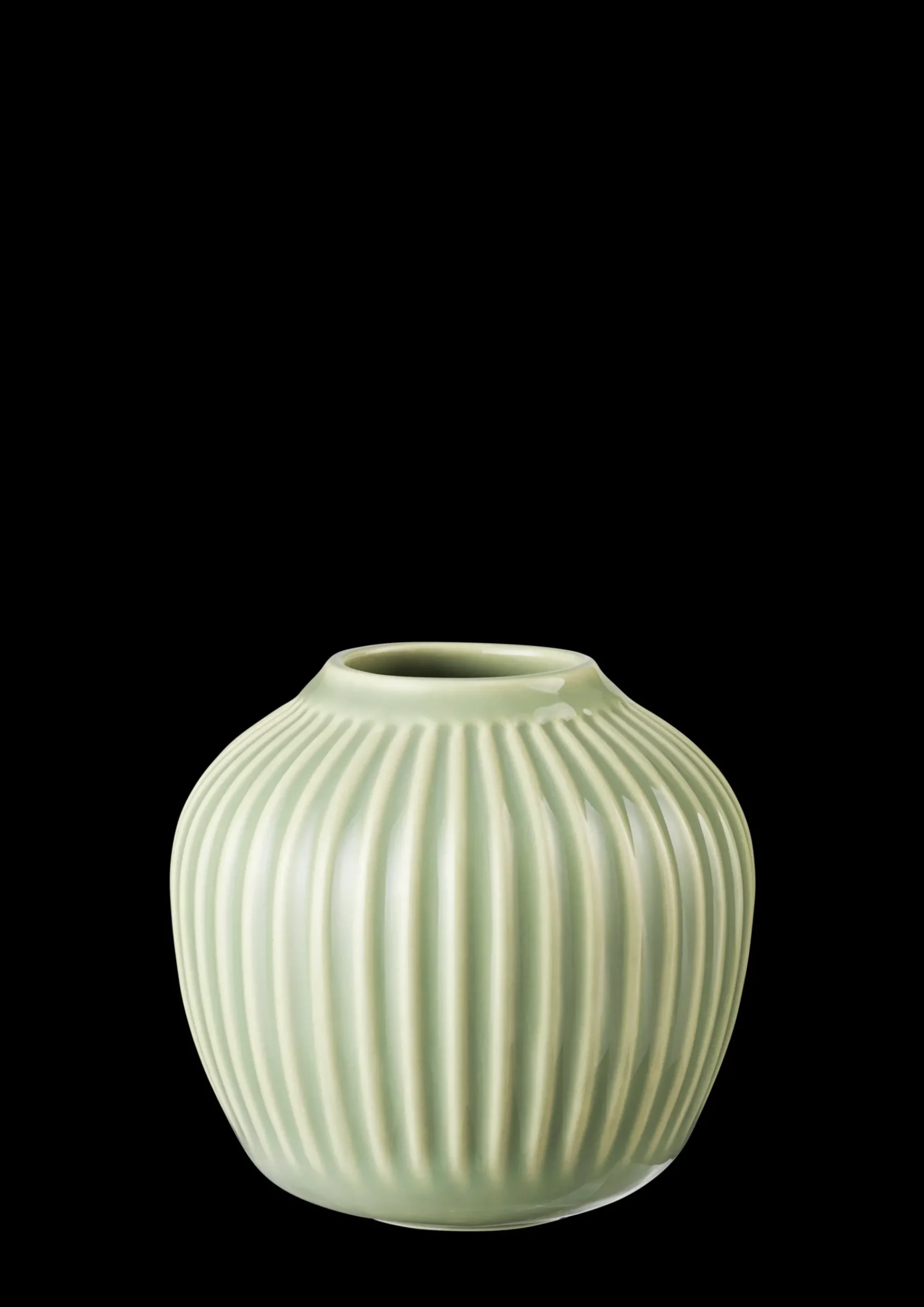 Kähler Vase H13 cm i grøn fra serien Hammershøi | Køb her Sale