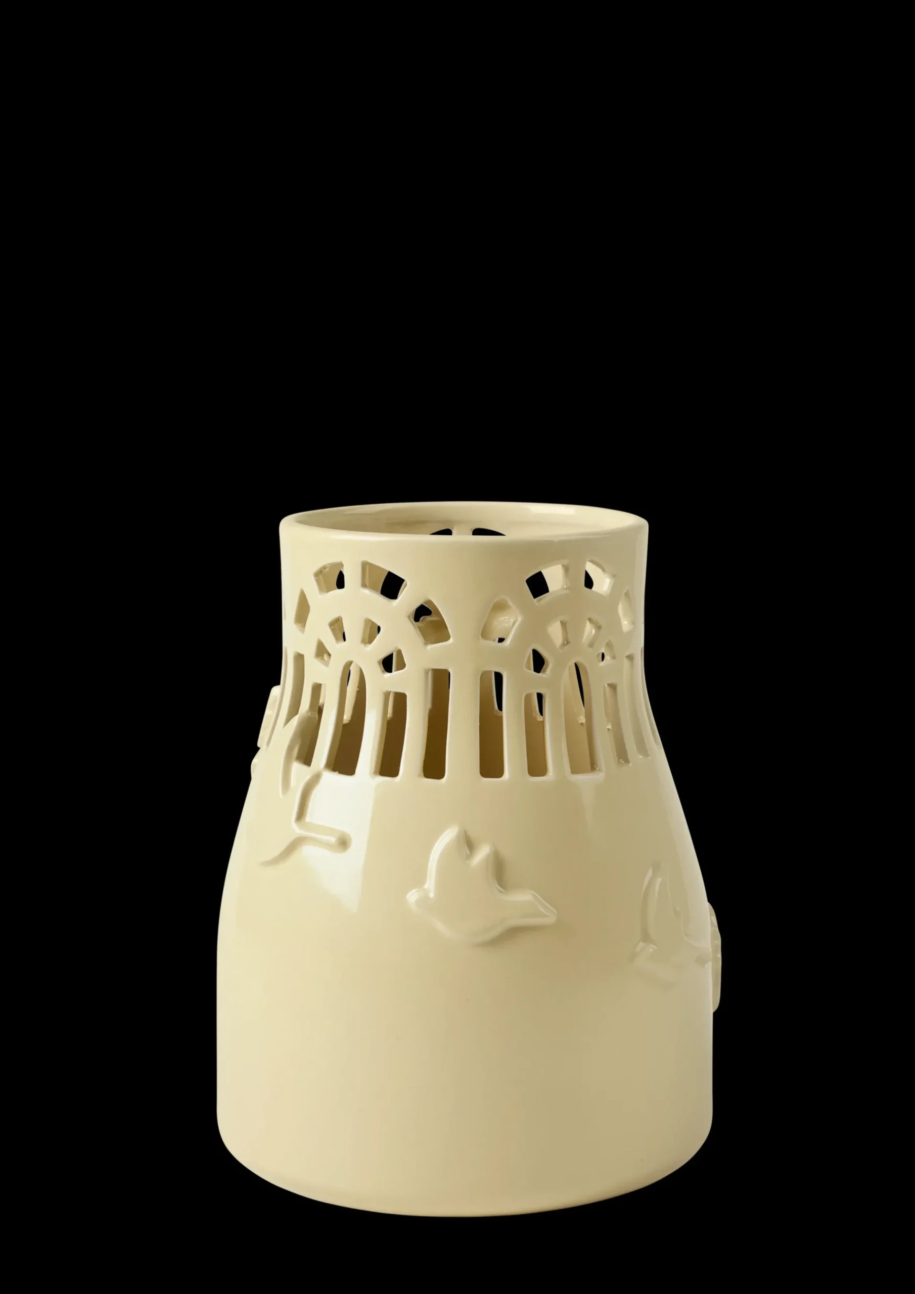 Kähler Vase H18 cm i gul fra serien Orangery | Køb her Hot