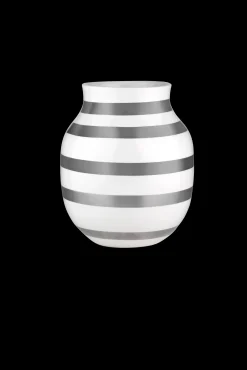 Kähler Vase H20 cm i sølv fra serien Omaggio | Køb her Hot