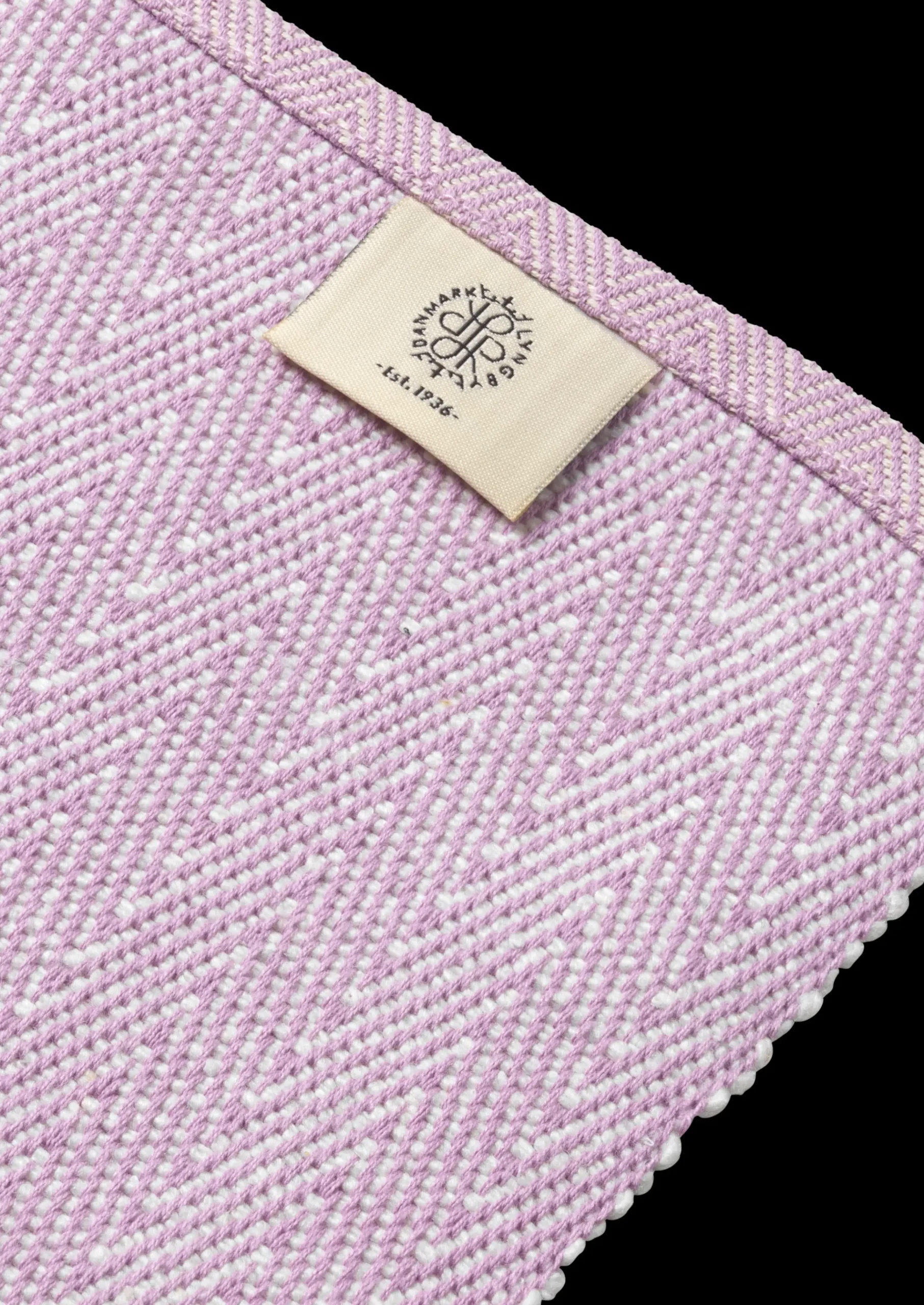 Lyngby Porcelæn Herringbone Dækkeserviet 43x30 cm lilla