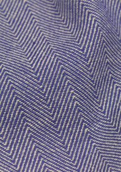 Lyngby Porcelæn Herringbone Dug 150x320 cm blå | Køb her Clearance
