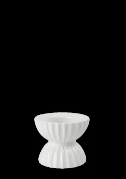 Lyngby Porcelæn Lyngby Tura Fyrfadsstage Ø8 cm hvid | Køb nu New