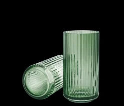 Lyngby Porcelæn Lyngby Vase copenhagen green mundblæst glas Outlet