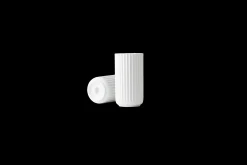 Lyngby Porcelæn Lyngby Vase H15.5 hvid porcelæn | Køb her New