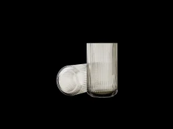Lyngby Porcelæn Lyngby Vase H38 smoke mundblæst glas Discount