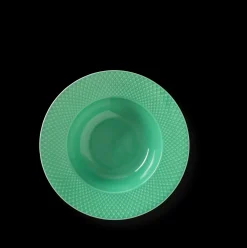 Lyngby Porcelæn Rhombe Color Dyb tallerken Ø24.5 cm grøn Hot