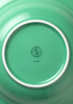 Lyngby Porcelæn Rhombe Color Dyb tallerken Ø24.5 cm grøn Hot