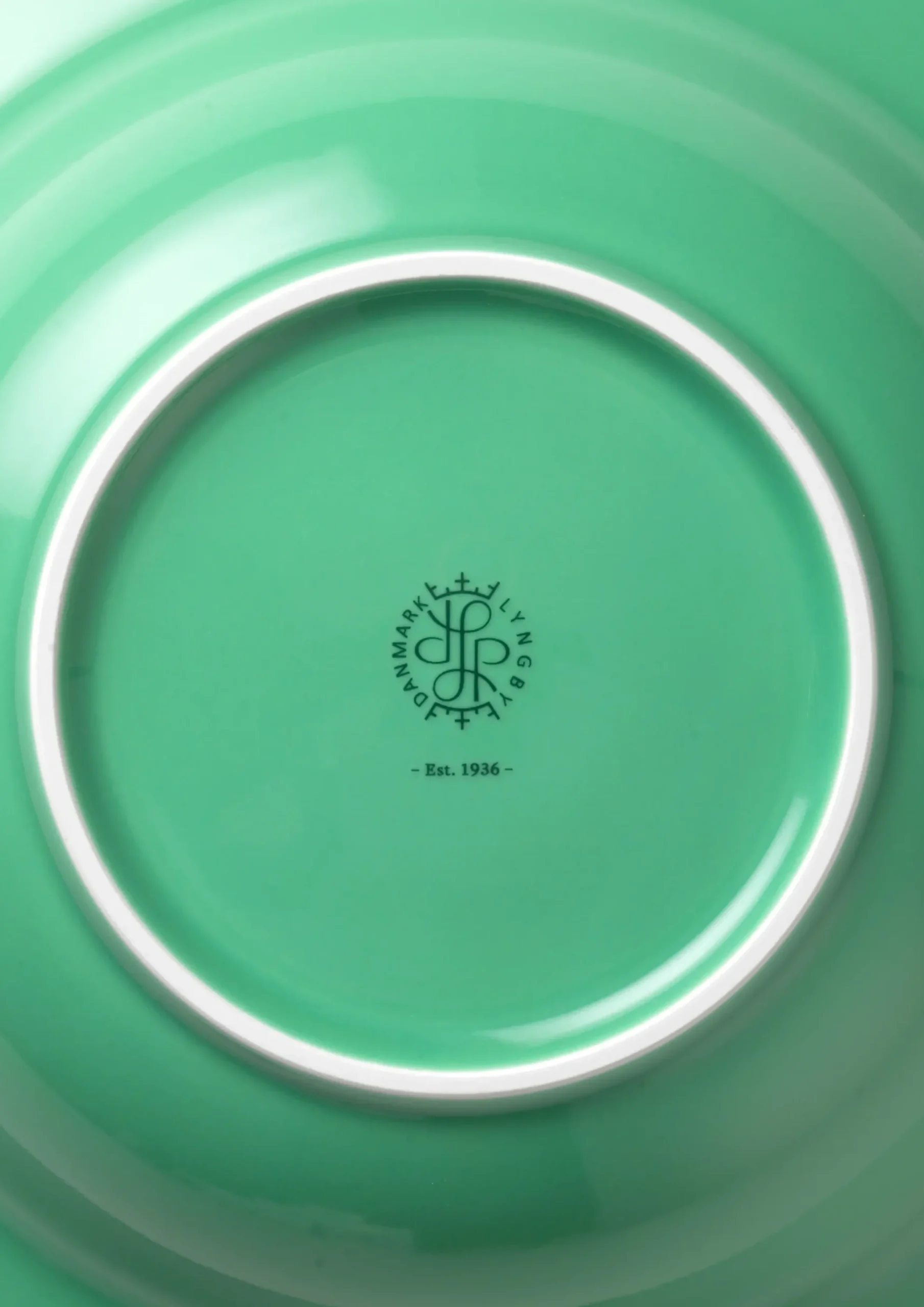 Lyngby Porcelæn Rhombe Color Dyb tallerken Ø24.5 cm grøn Hot