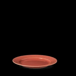 Lyngby Porcelæn Rhombe Color Frokosttallerken terracotta Outlet
