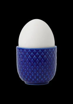 Lyngby Porcelæn Rhombe Color Æggebæger Ø5 cm mørk blå Online