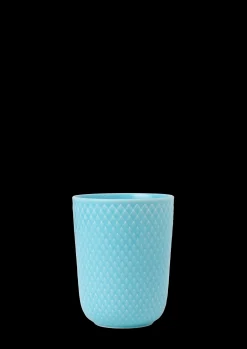 Lyngby Porcelæn Rhombe Color Krus 33 cl turkis | Køb her Discount