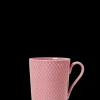 Lyngby Porcelæn Rhombe Color Krus med hank 33 cl rosa Outlet