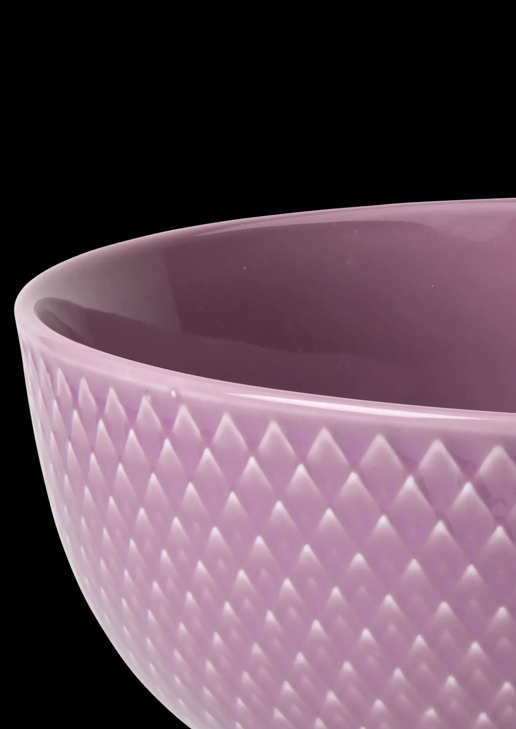 Lyngby Porcelæn Rhombe Color Skål Ø15.5 cm lilla | Køb her Outlet